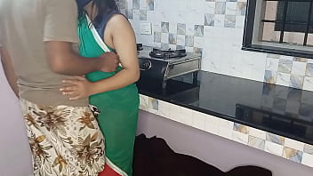 Arabic housewife Reema Bhabhi enjoys morning kitchen sex with her lover